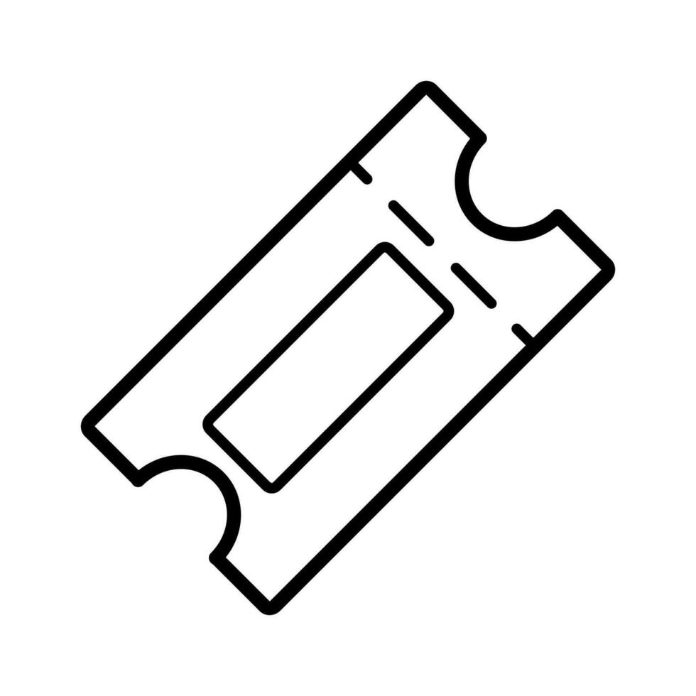 ticket icon design vector template