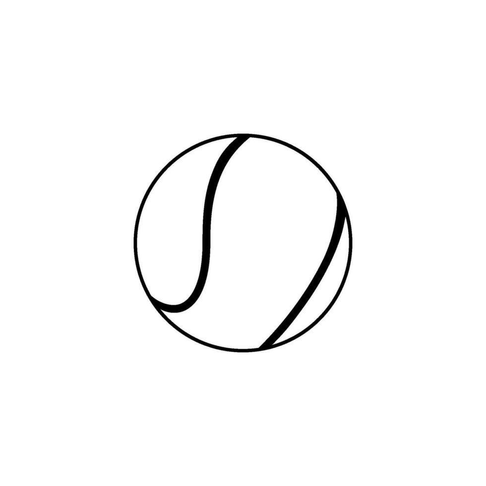tennis ball icon design vector