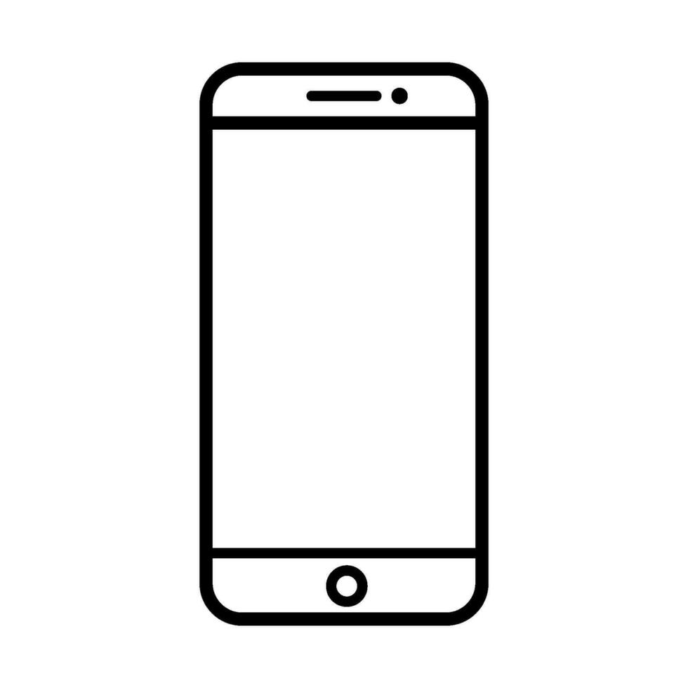 smartphone icon design vector template