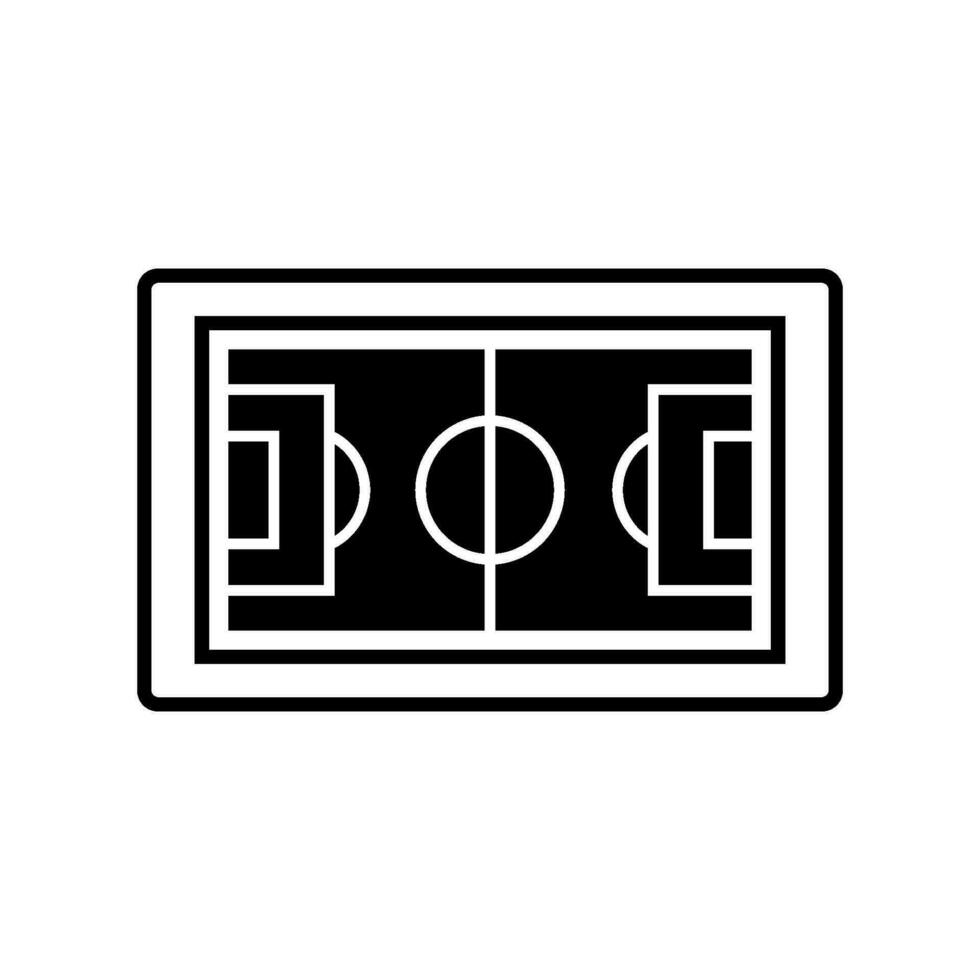 football field icon vector template