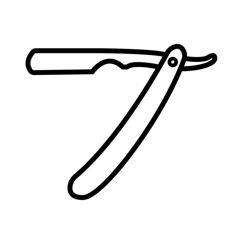 straight razor icon vector illustration design