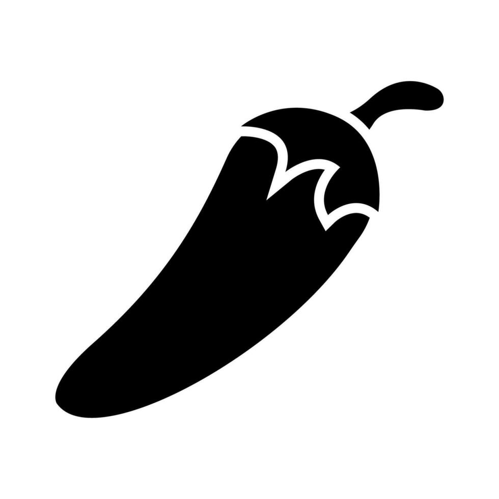 spicy chile icon design vector template