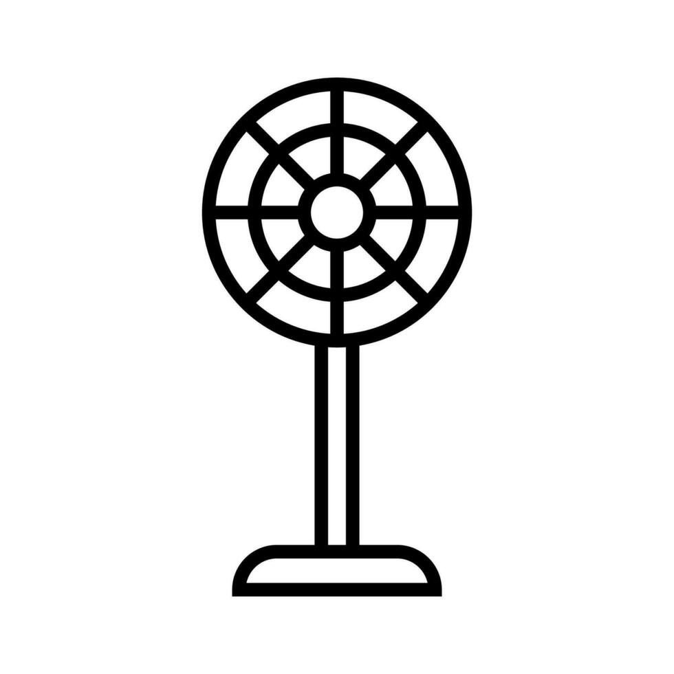 stand fan icon design vector template