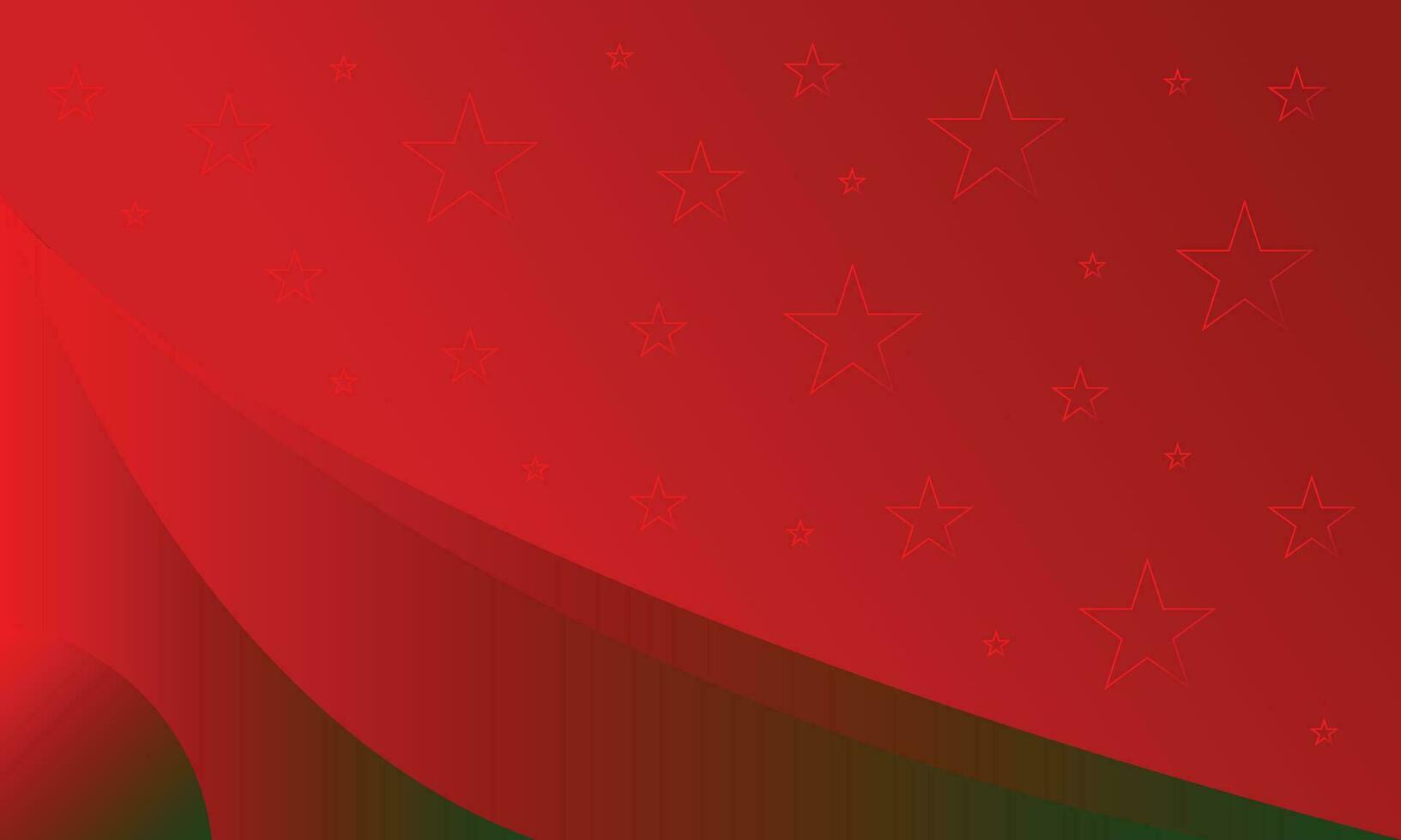 resumen moderno rojo y verde negocio ola bandera antecedentes vector