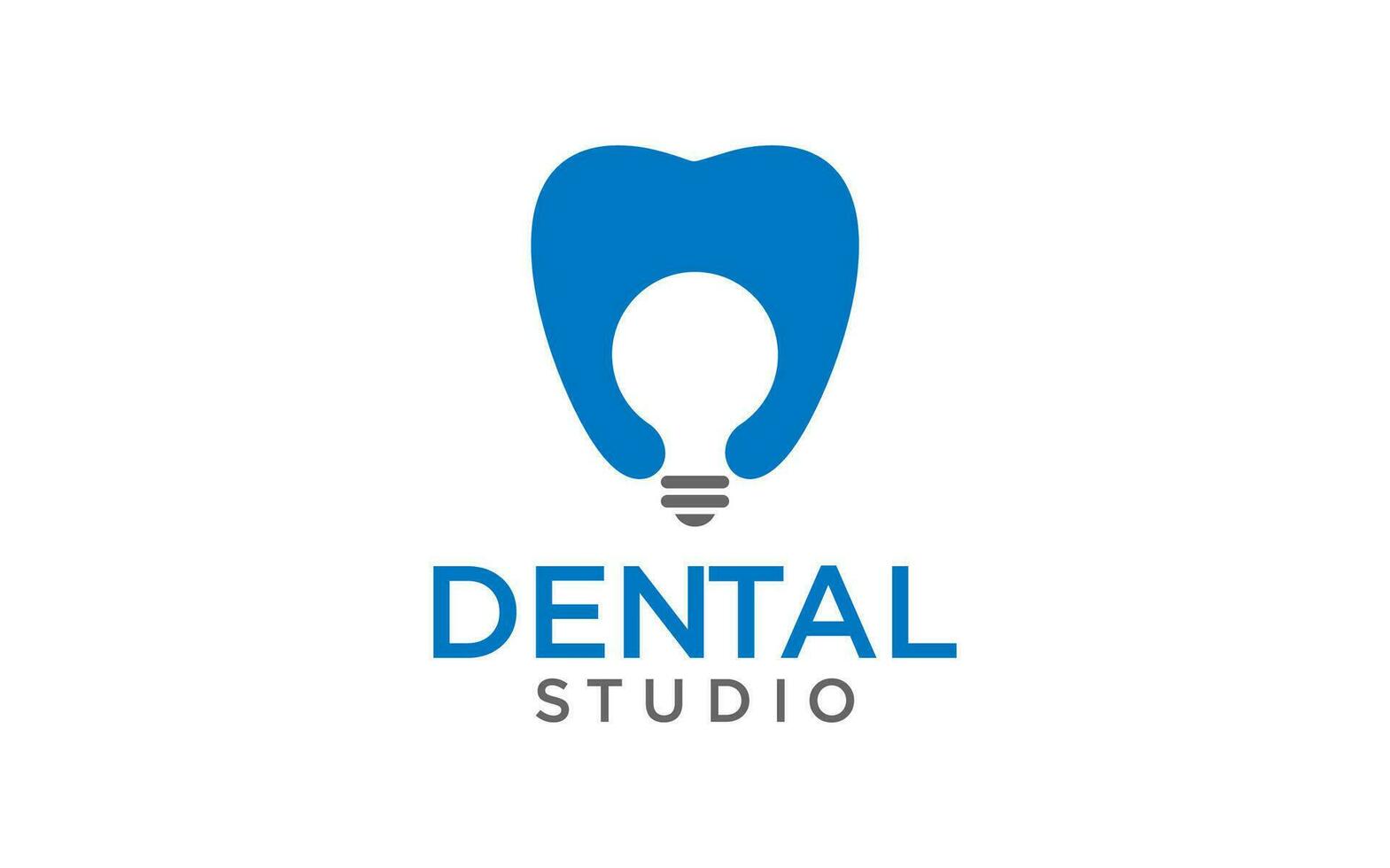 Dental studio vector logo design. dentist