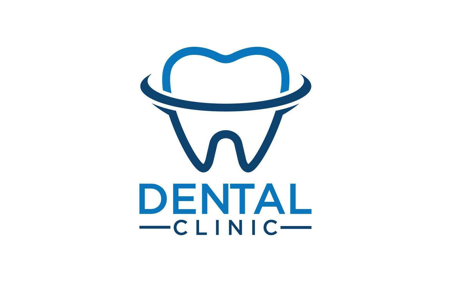 dental clínica vector logo diseño. dentista logo