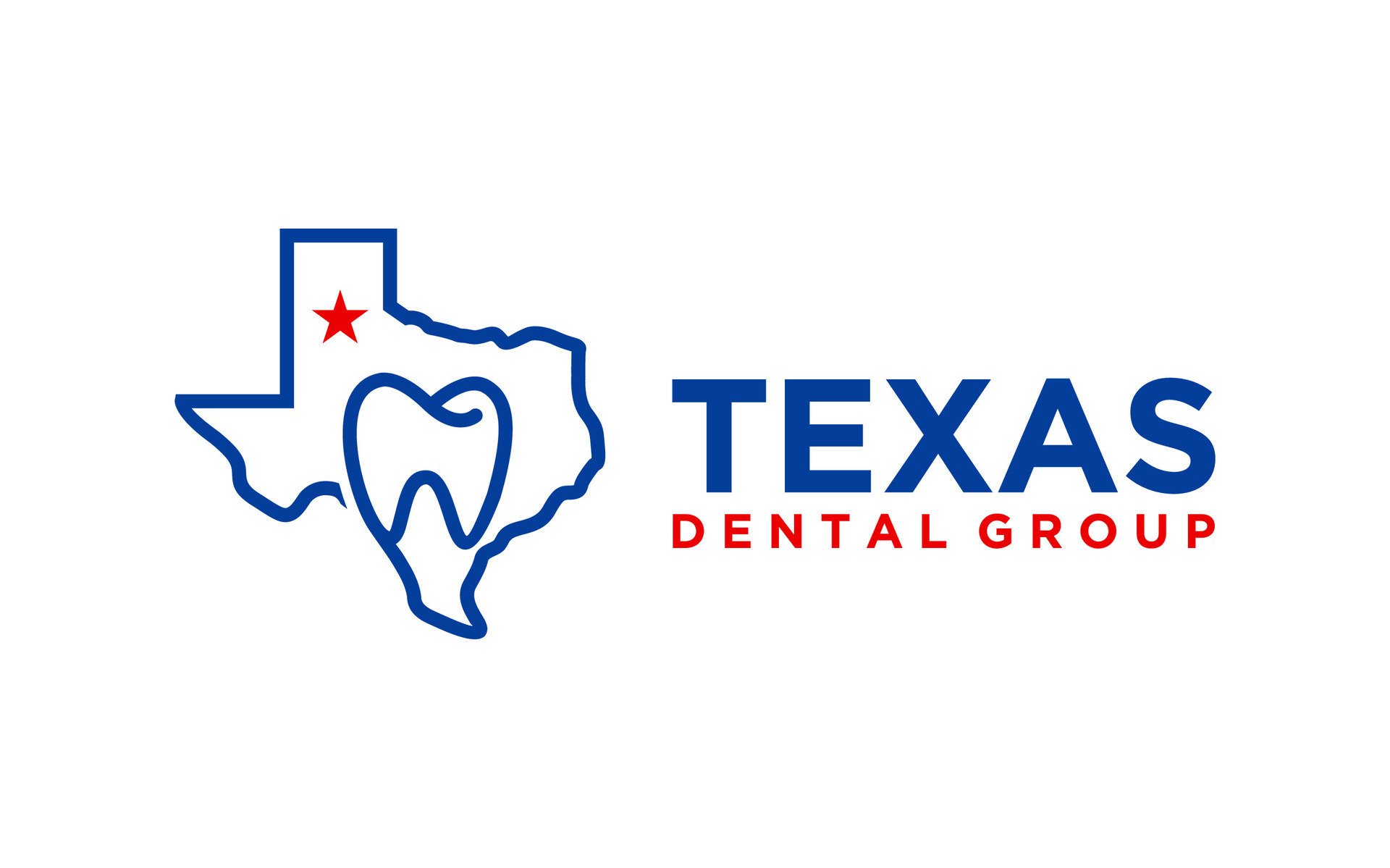 Texas dental care logo design 34899035 Vector Art at Vecteezy