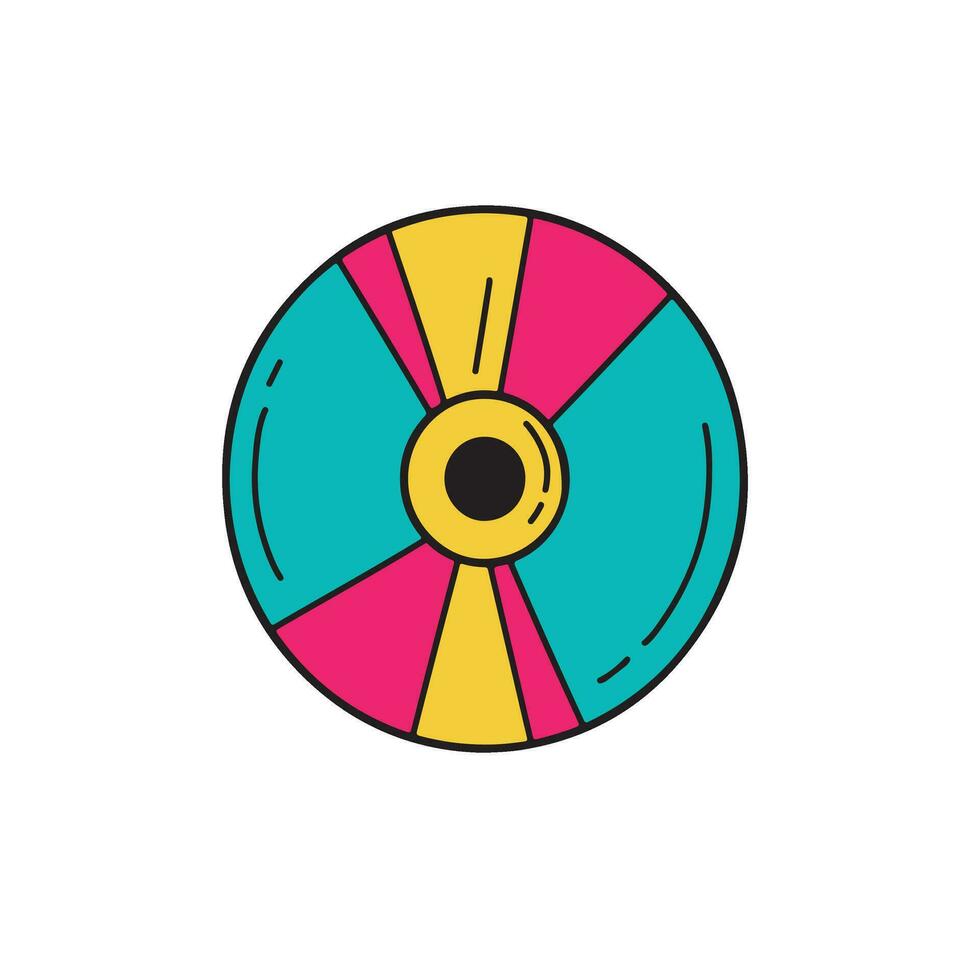 Game icon retro vector illustration