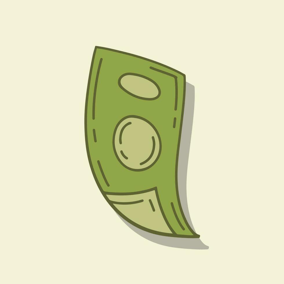 Money bag and gold coin vector illustration