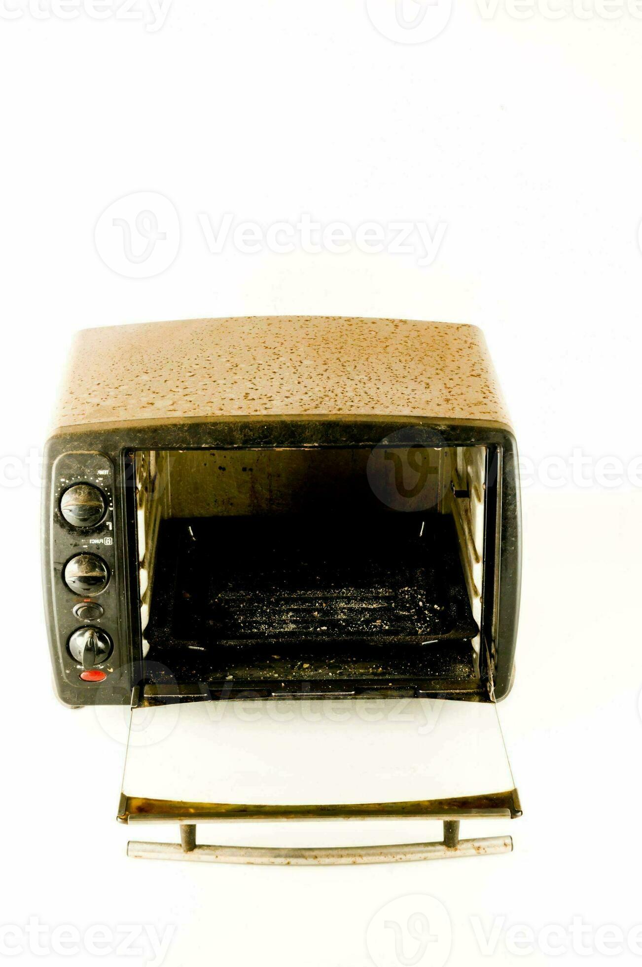 an old toaster oven with a white background 34899295 Stock Photo at