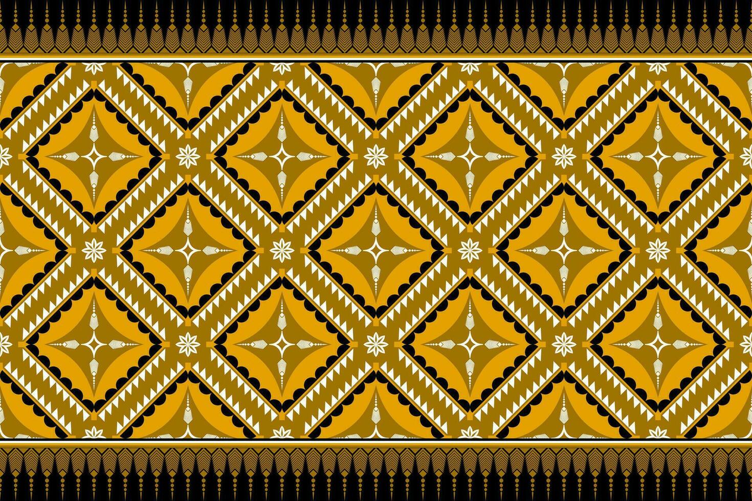 Seamless African pattern. Ethnic carpet with chevrons. Tribal vector ornament. Aztec style. Geometric mosaic on the tile, majolica. Ancient interior.