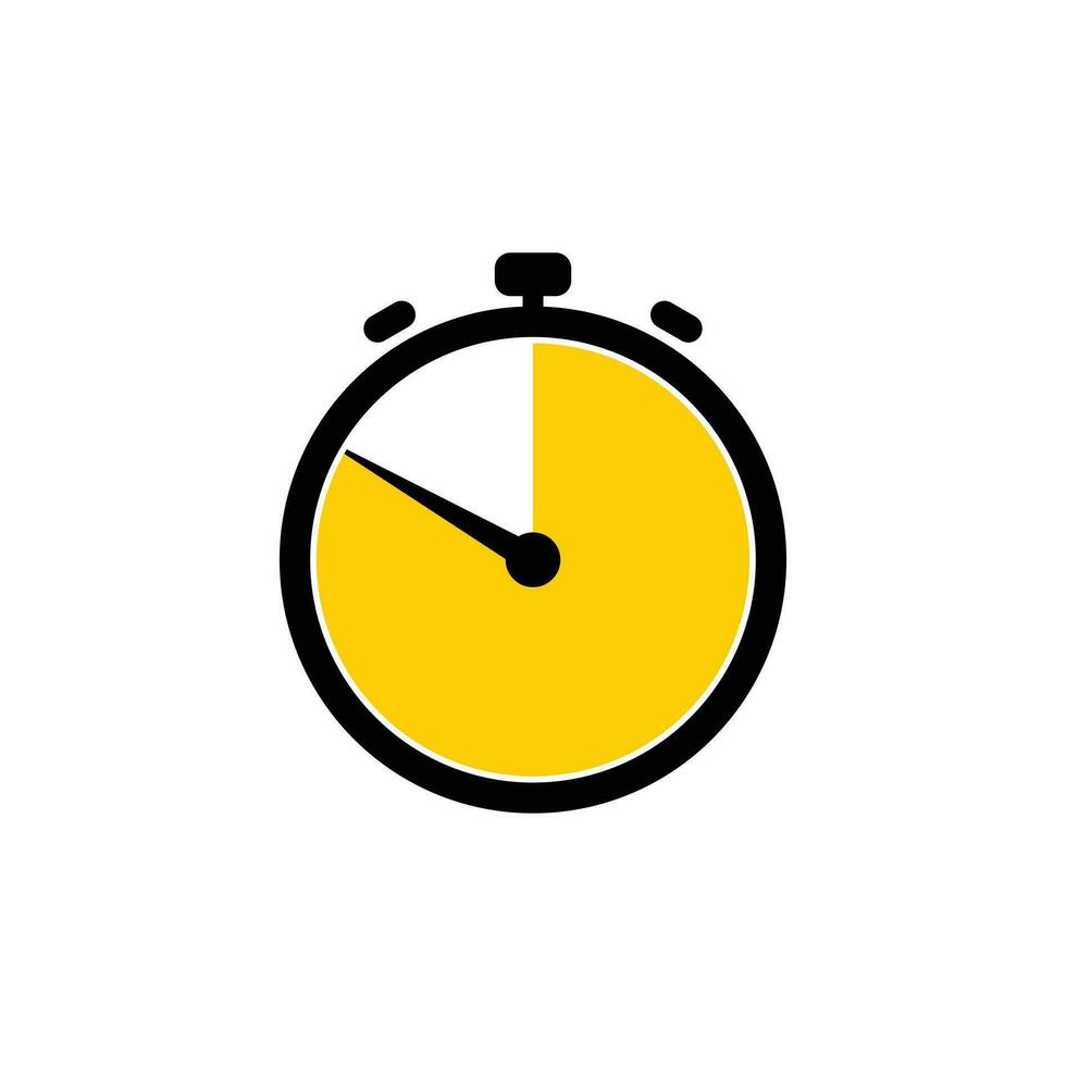 150 minutos término análogo reloj icono blanco antecedentes. vector