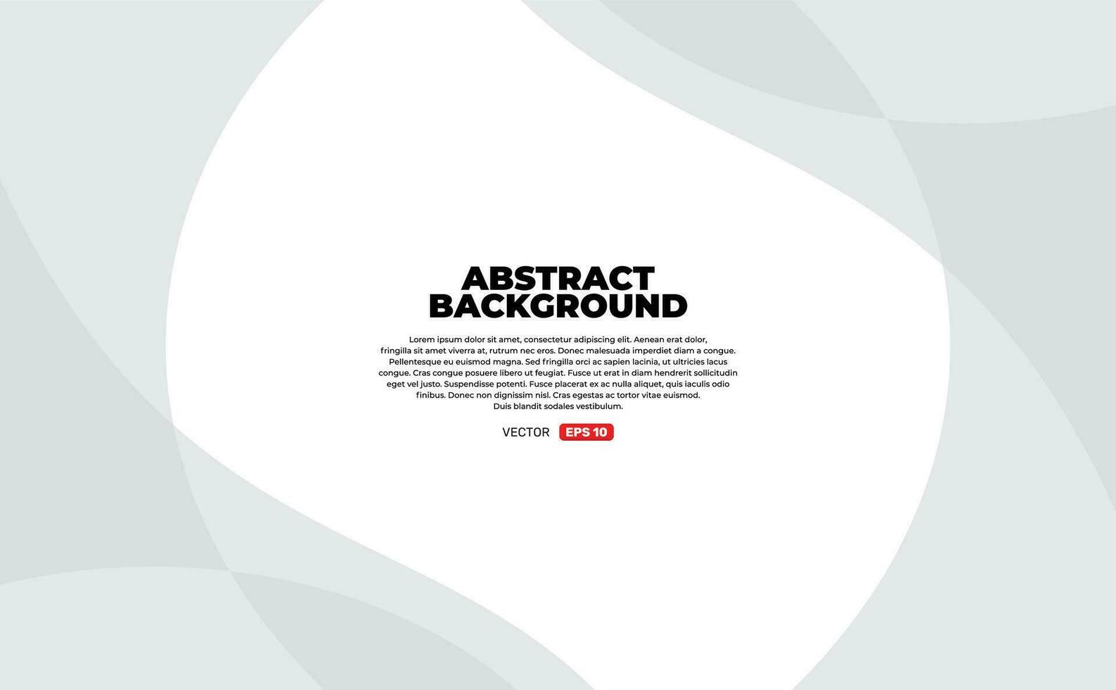 Abstract white Background simple shape. Vector EPS