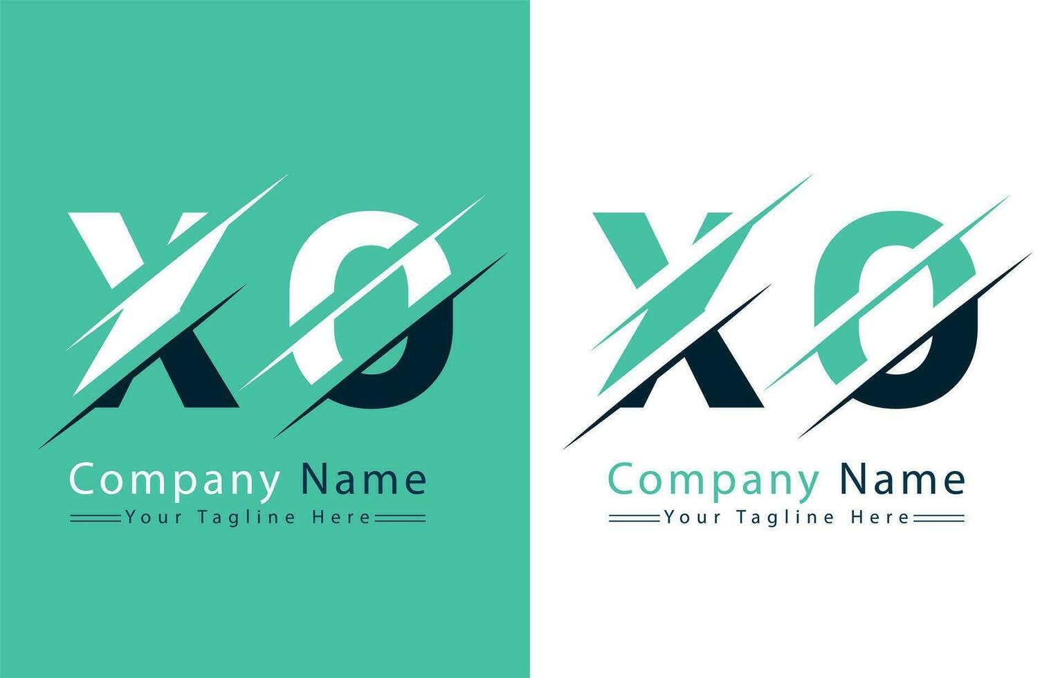 XO Letter Logo Vector Design Template Elements