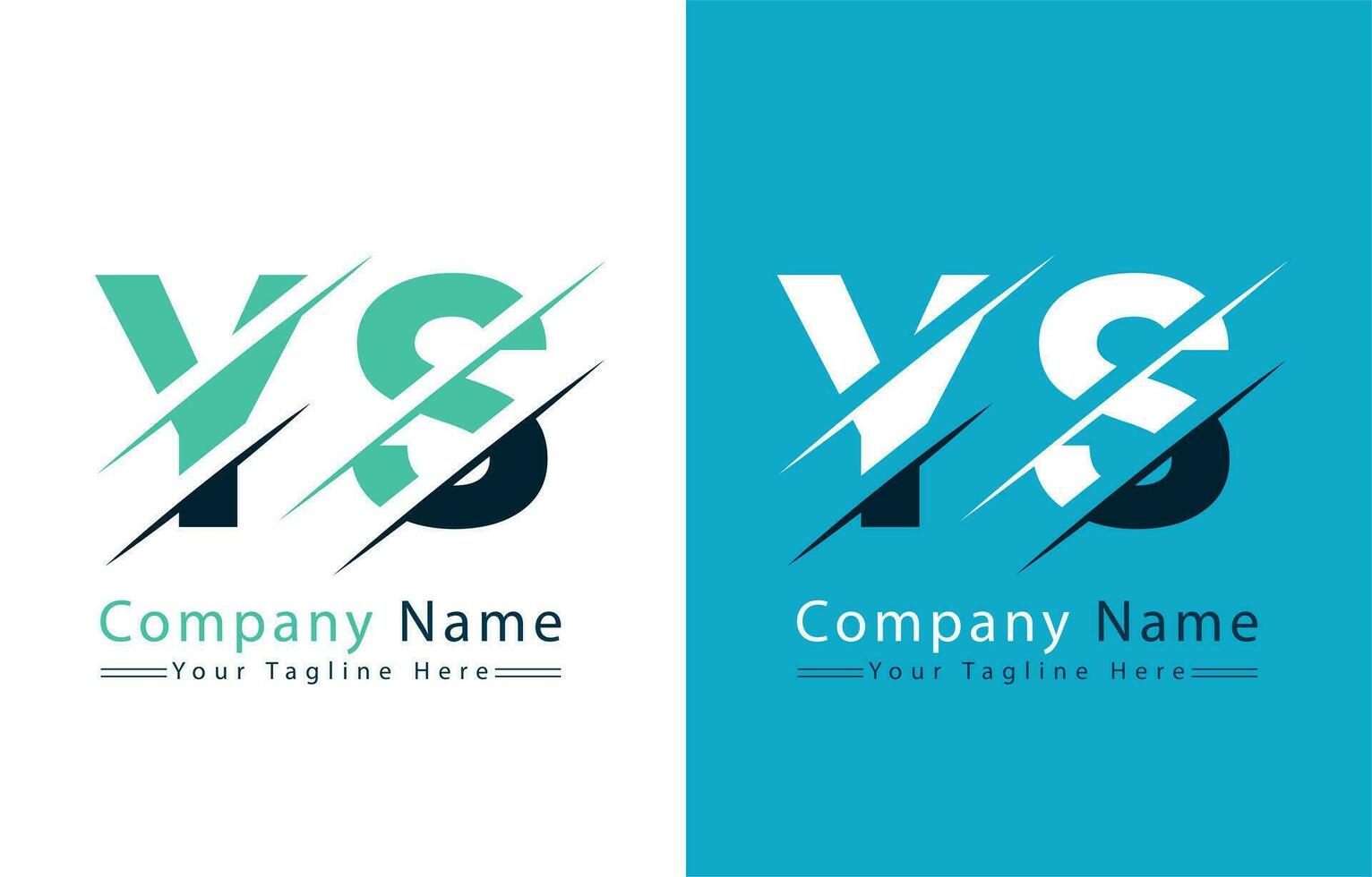 YS Letter Logo Vector Design Concept Elements
