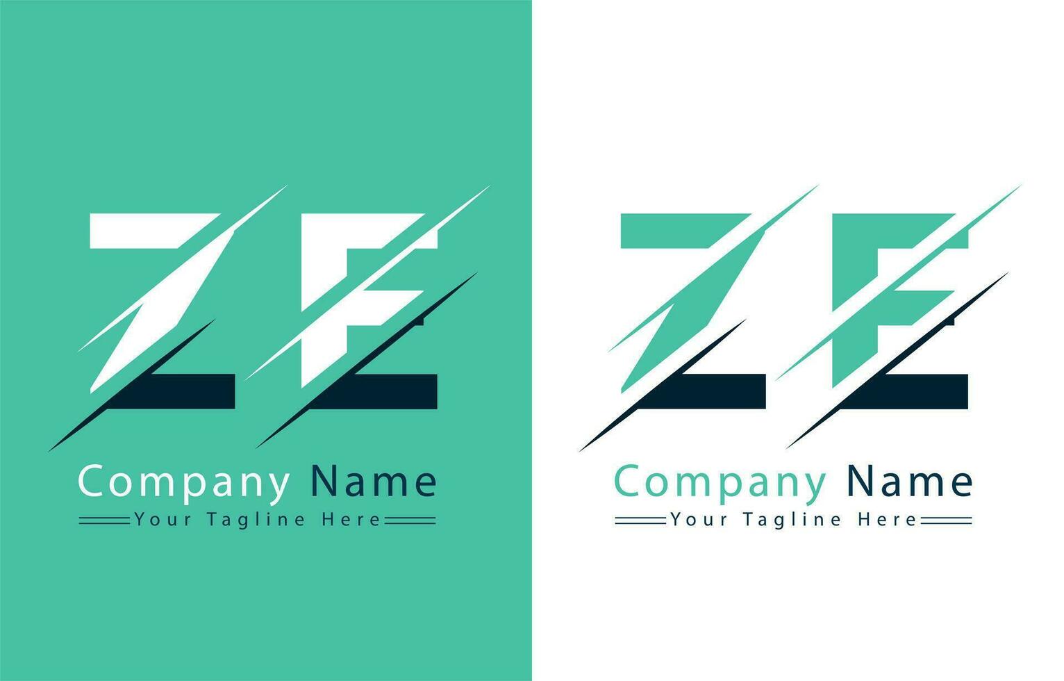 ZE Letter Logo Vector Design Template Elements