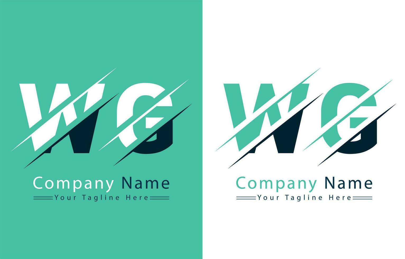 WG Letter Logo Vector Design Template Elements