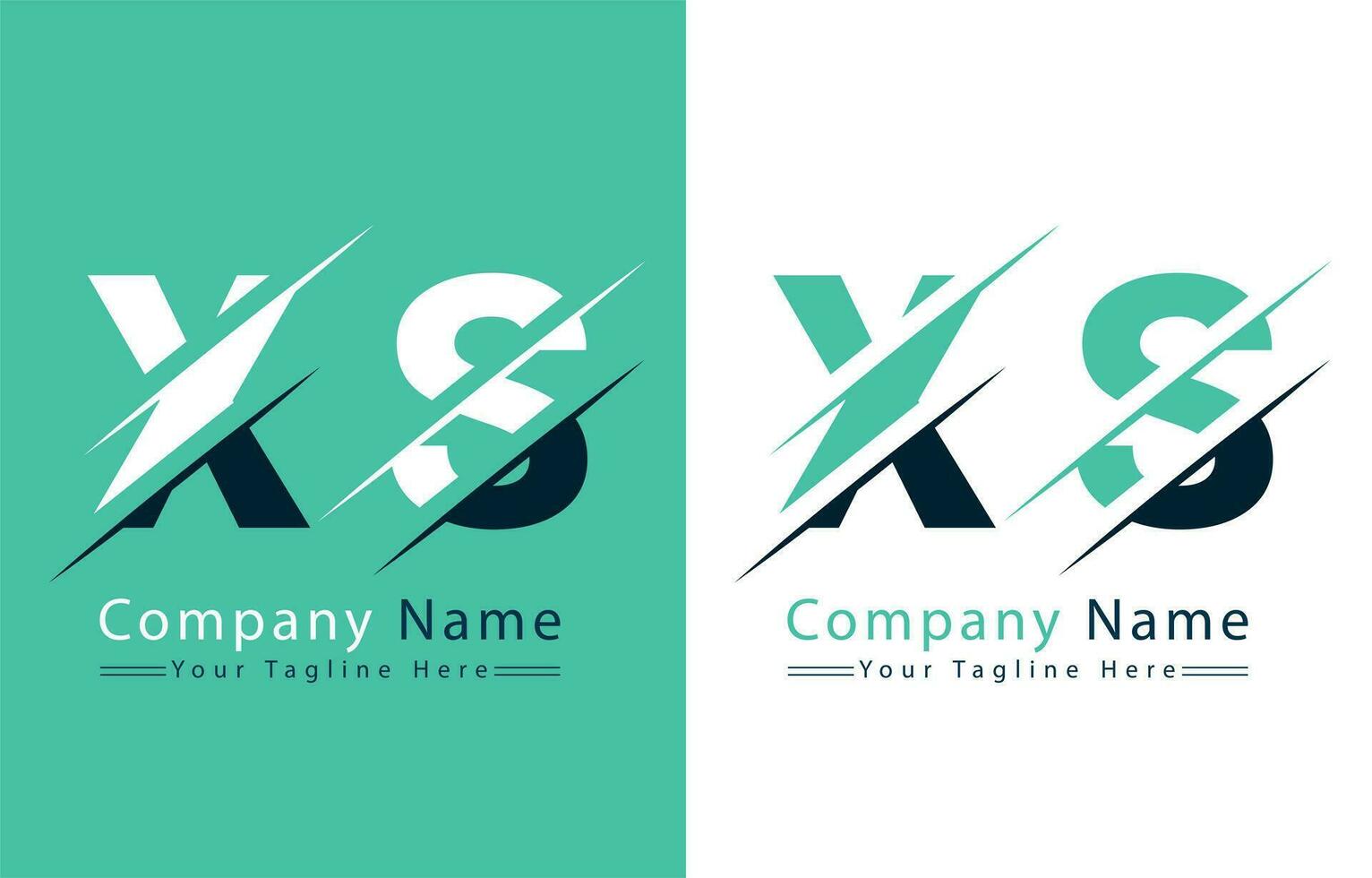 XS Letter Logo Design Concept. Vector Logo Illustration