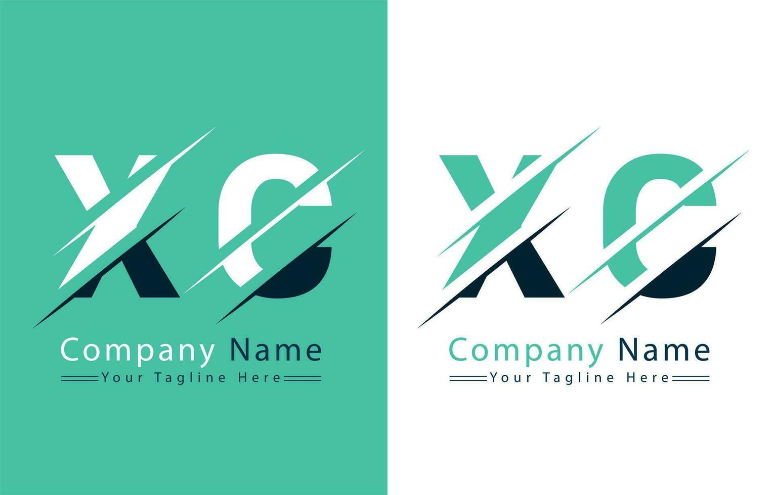 XC Letter Logo Design Template. Vector Logo Illustration