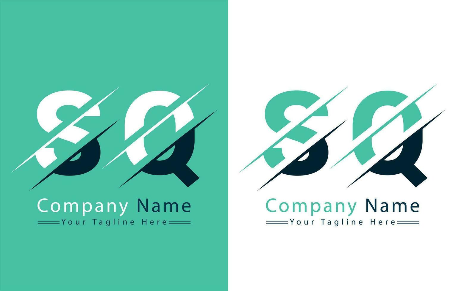 SQ Letter Logo Vector Design Template Elements