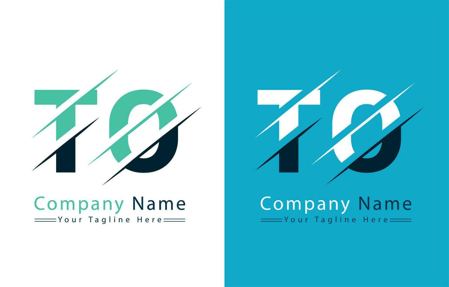TO Letter Logo Design Template. Vector Logo Illustration