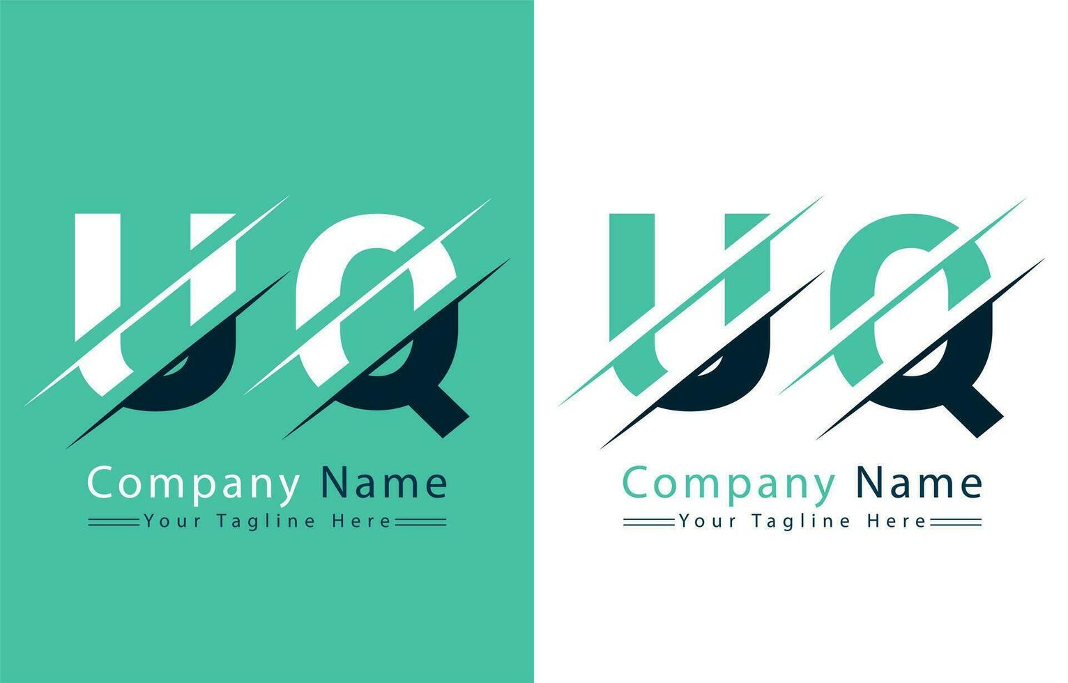 UQ Letter Logo Vector Design Template Elements