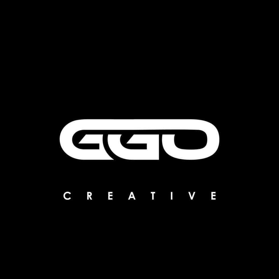 GGO Letter Initial Logo Design Template Vector Illustration