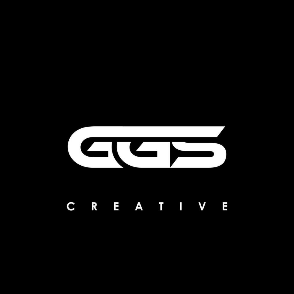 ggs letra inicial logo diseño modelo vector ilustración