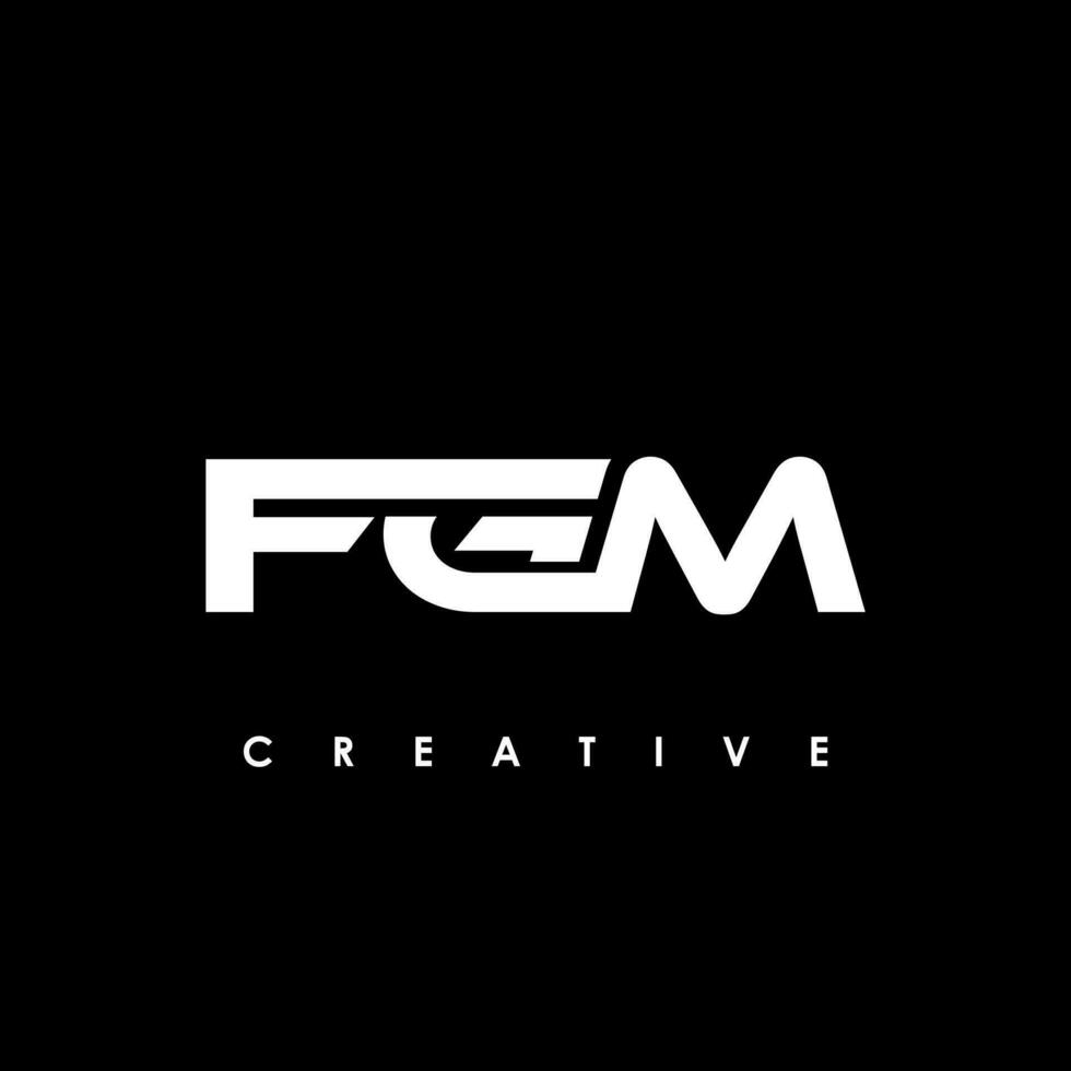 FGM Letter Initial Logo Design Template Vector Illustration
