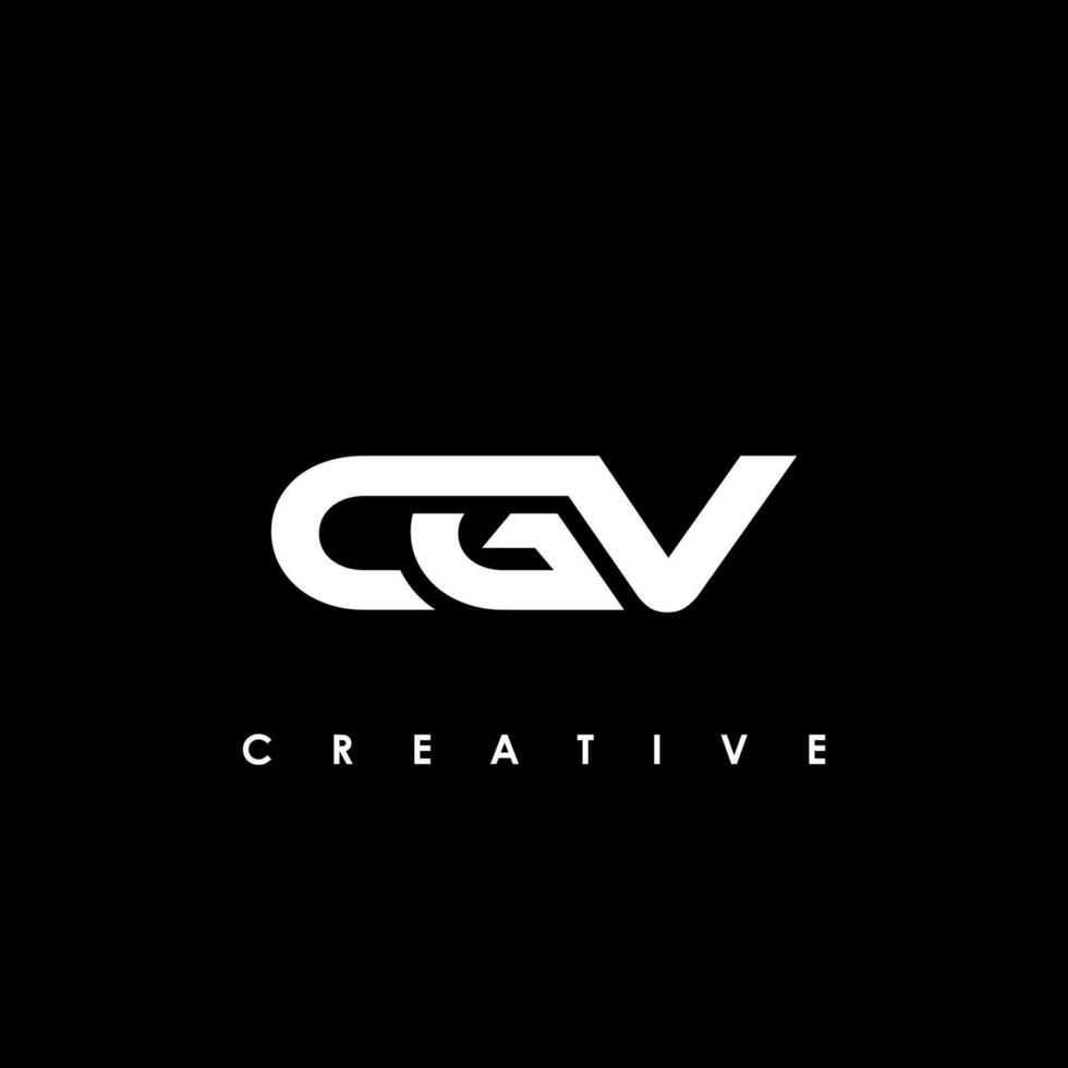 CGV Letter Initial Logo Design Template Vector Illustration