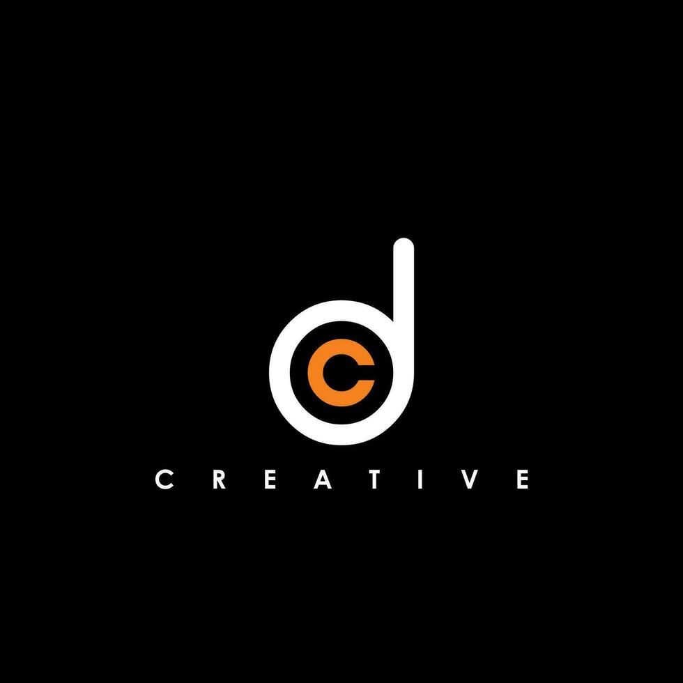 DC Letter Initial Logo Design Template Vector Illustration