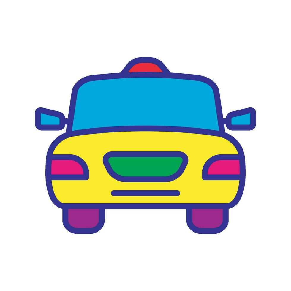 Taxi icono diseño vector modelo