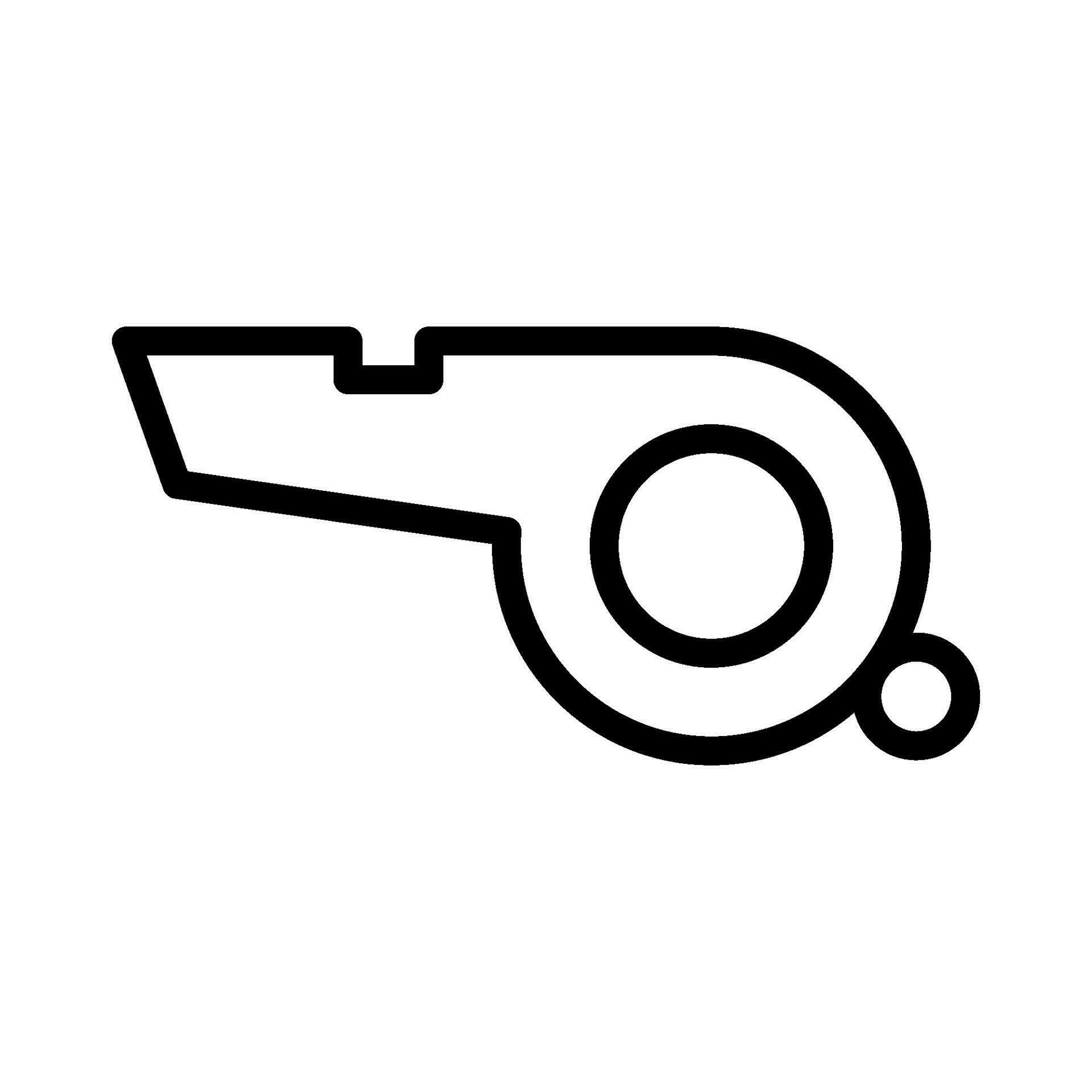 soccer referee whistle 34903438 Vector Art at Vecteezy