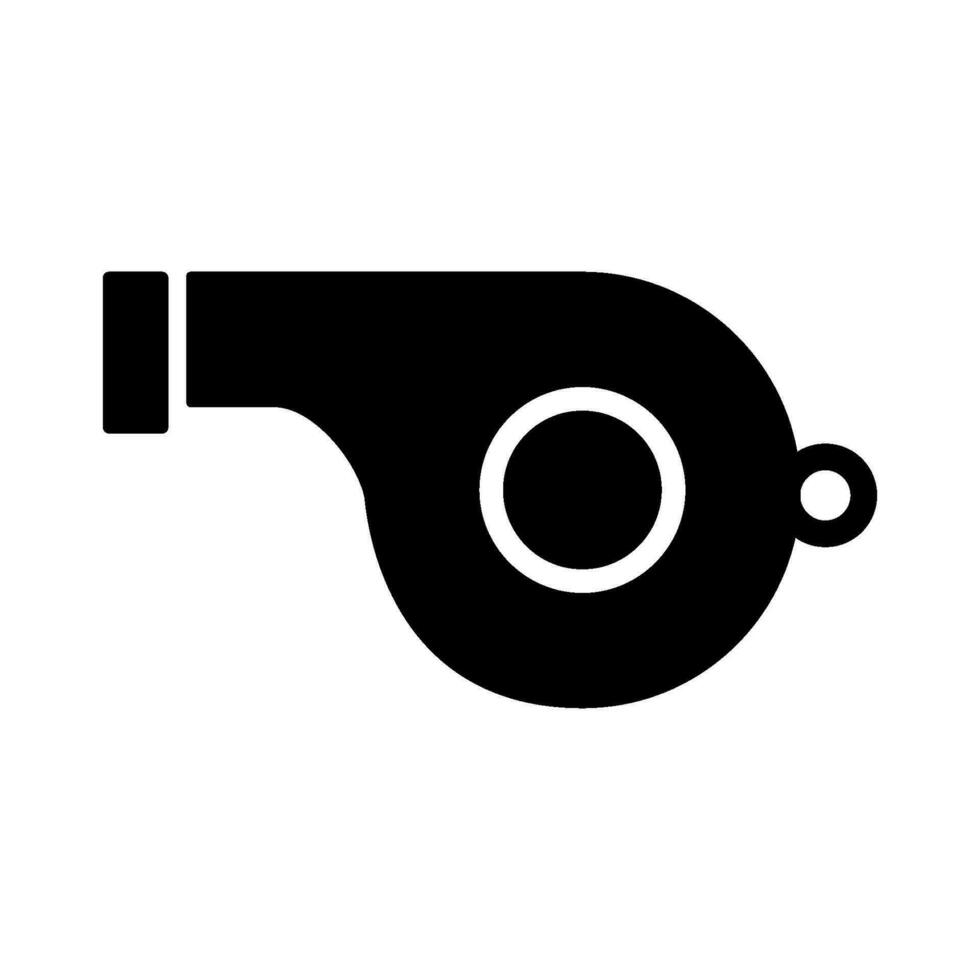 soccer referee whistle vector