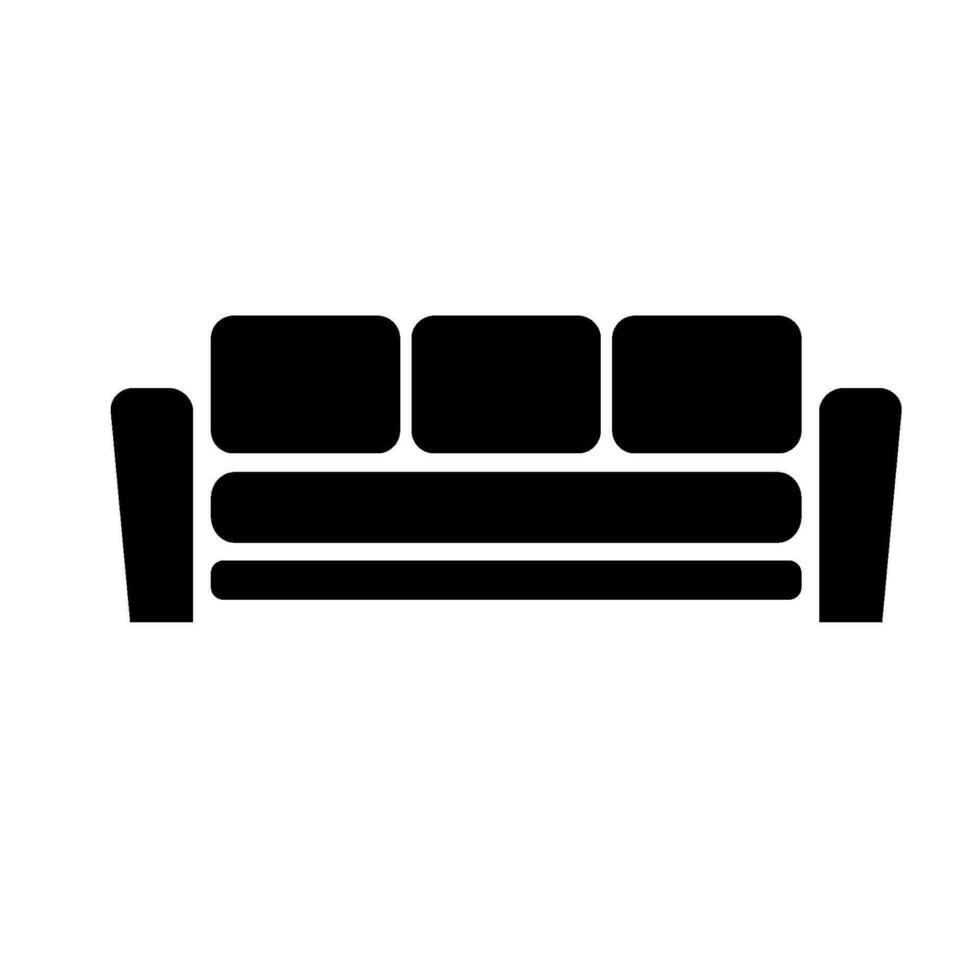 sofá icono diseño vector