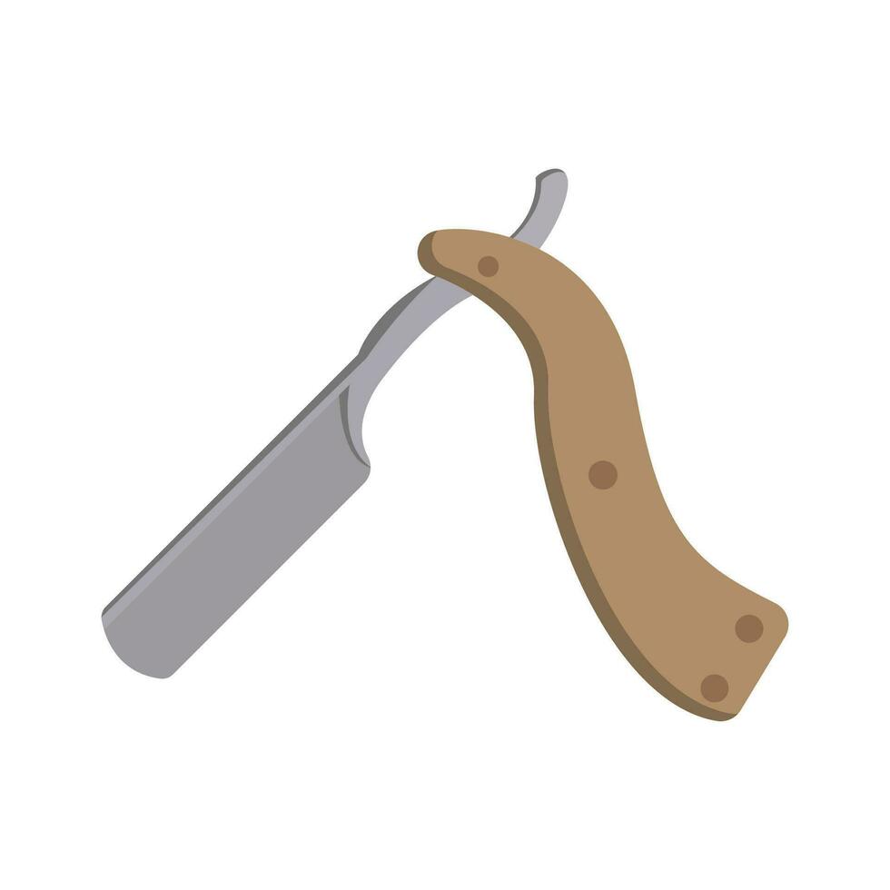 straight razor icon vector illustration design