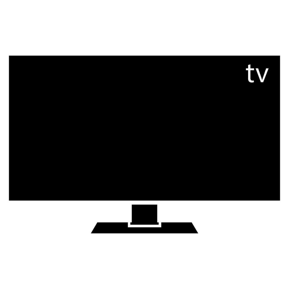 televisión icono diseño vector