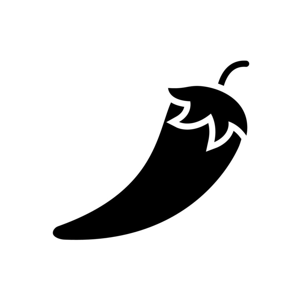 spicy chile icon design vector template