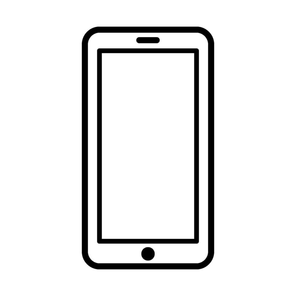 smartphone icon design vector template