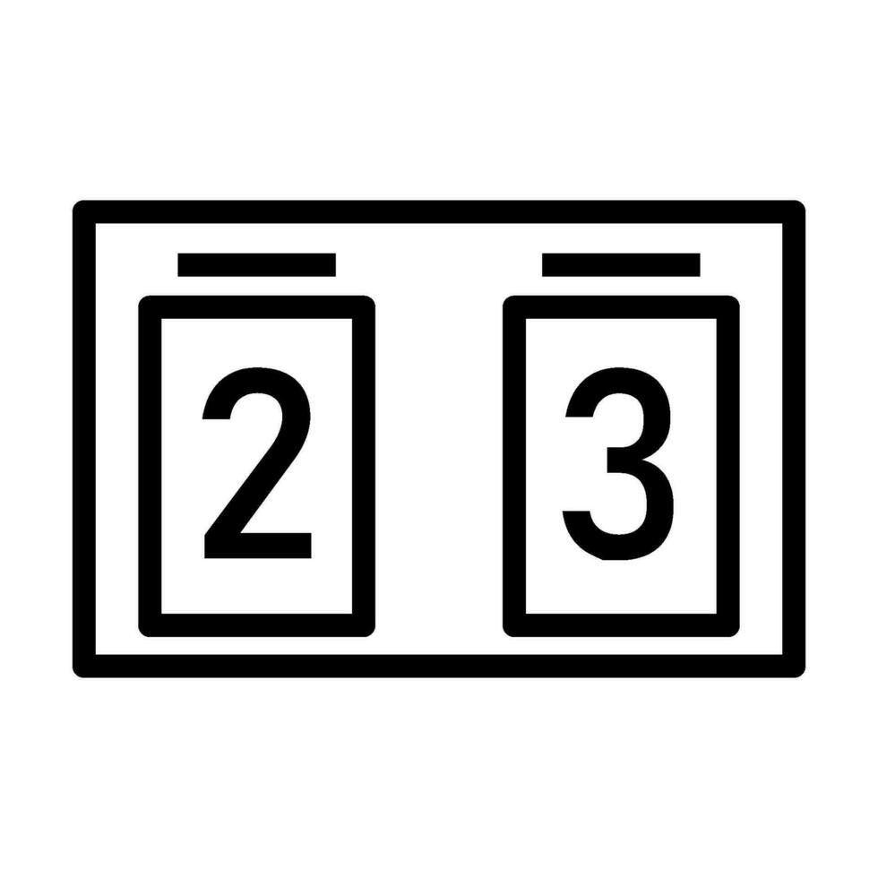 soccer scoreboard icon design vector