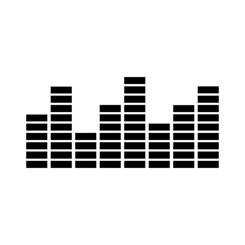 sound wave icon design vector