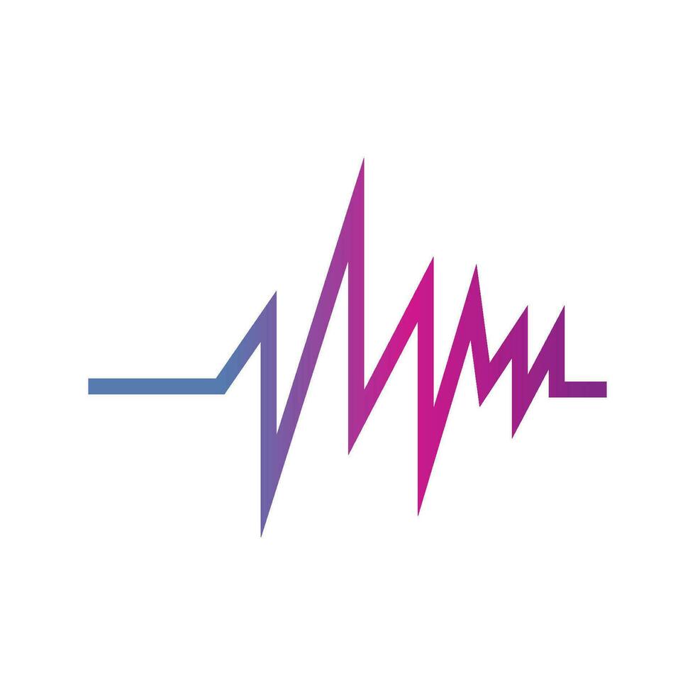 sound wave icon design vector