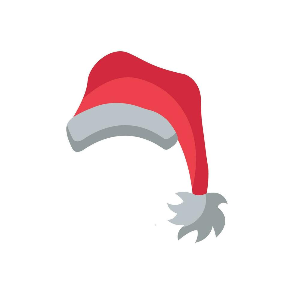 santa hat icon vector of color style illustration design