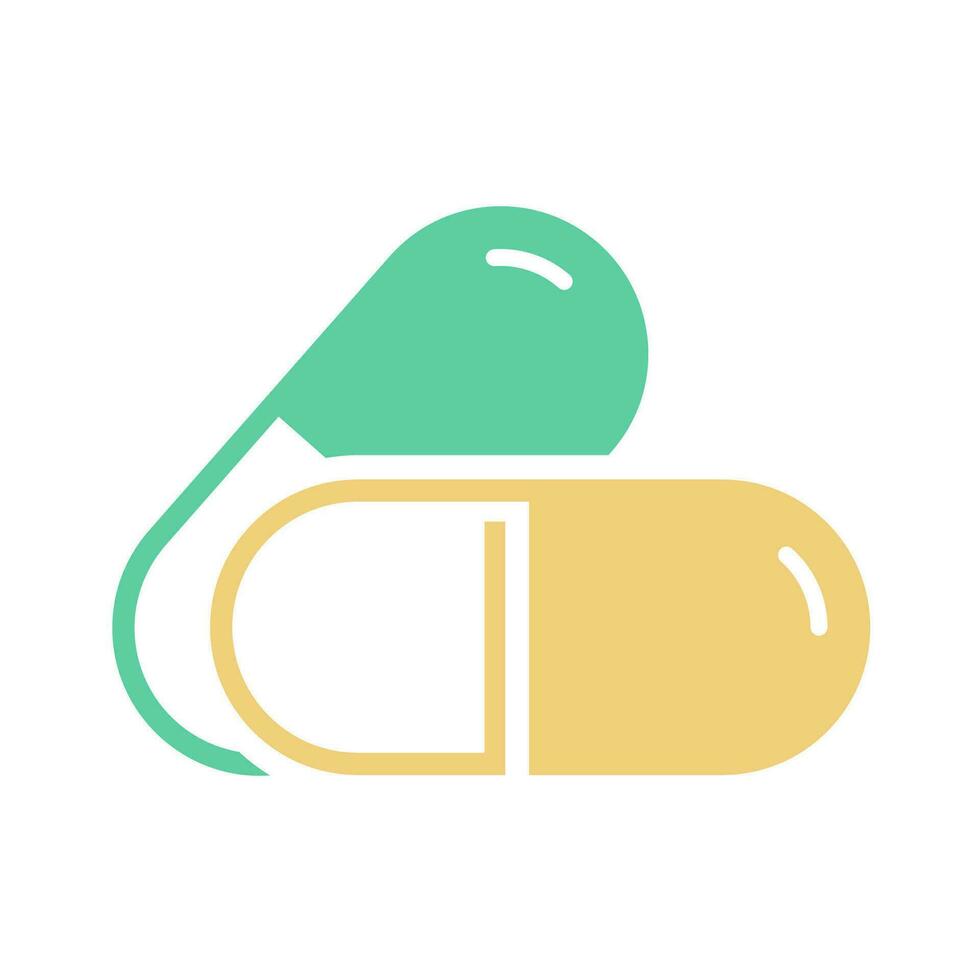 capsule icon design vector template