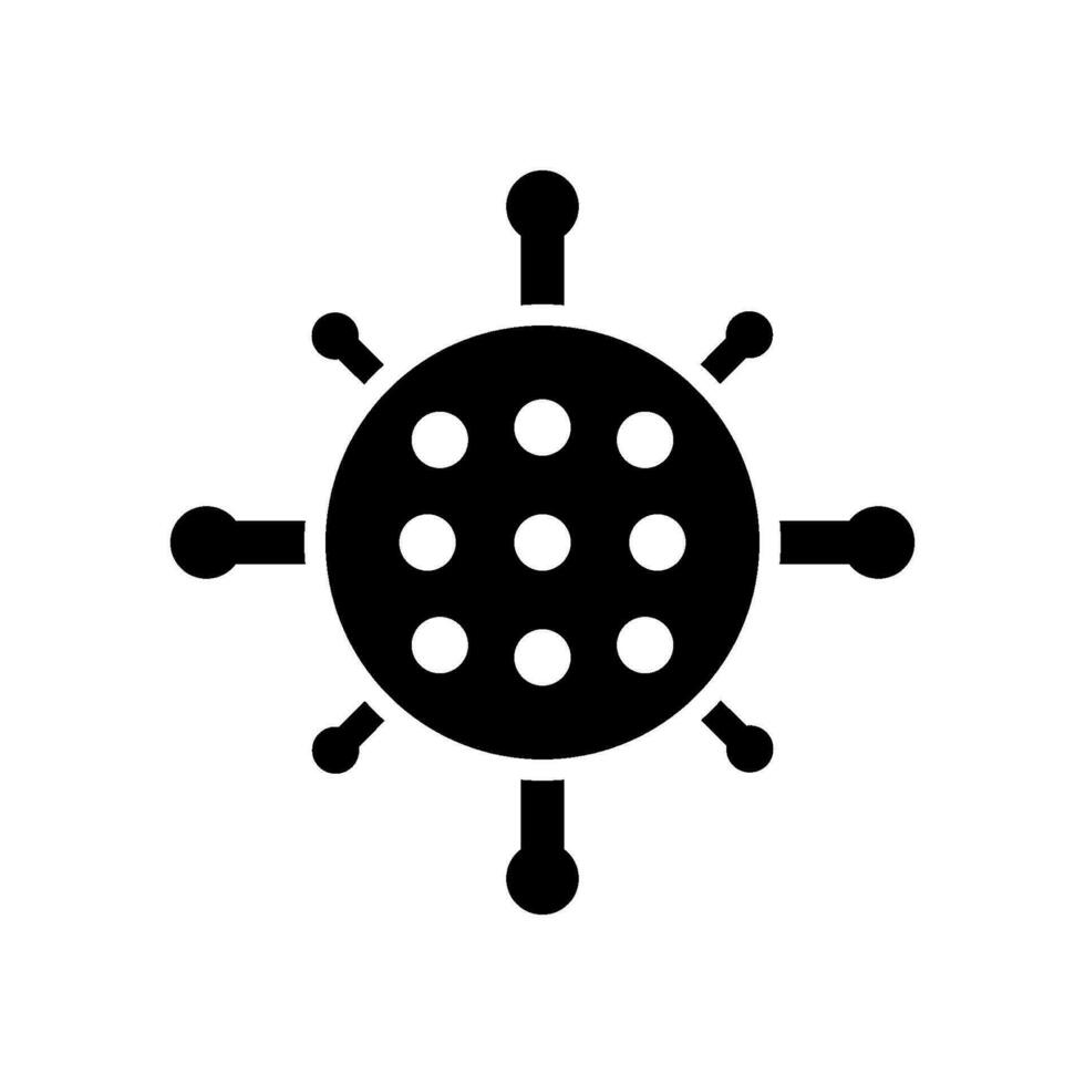 corona virus icon flat design vector template