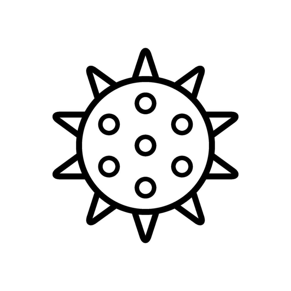 corona virus icon flat design vector template