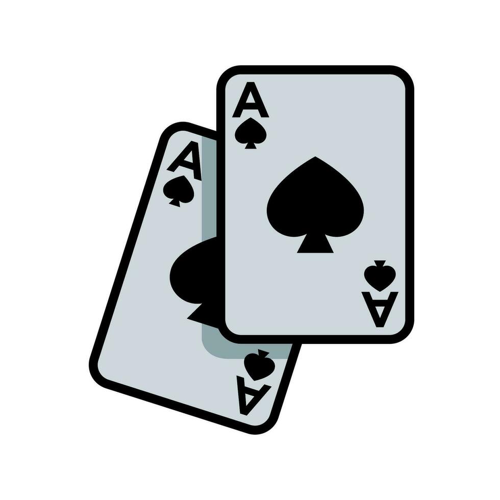 poker card icon design vector