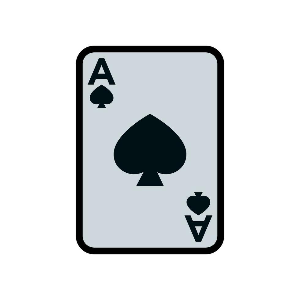póker tarjeta icono diseño vector