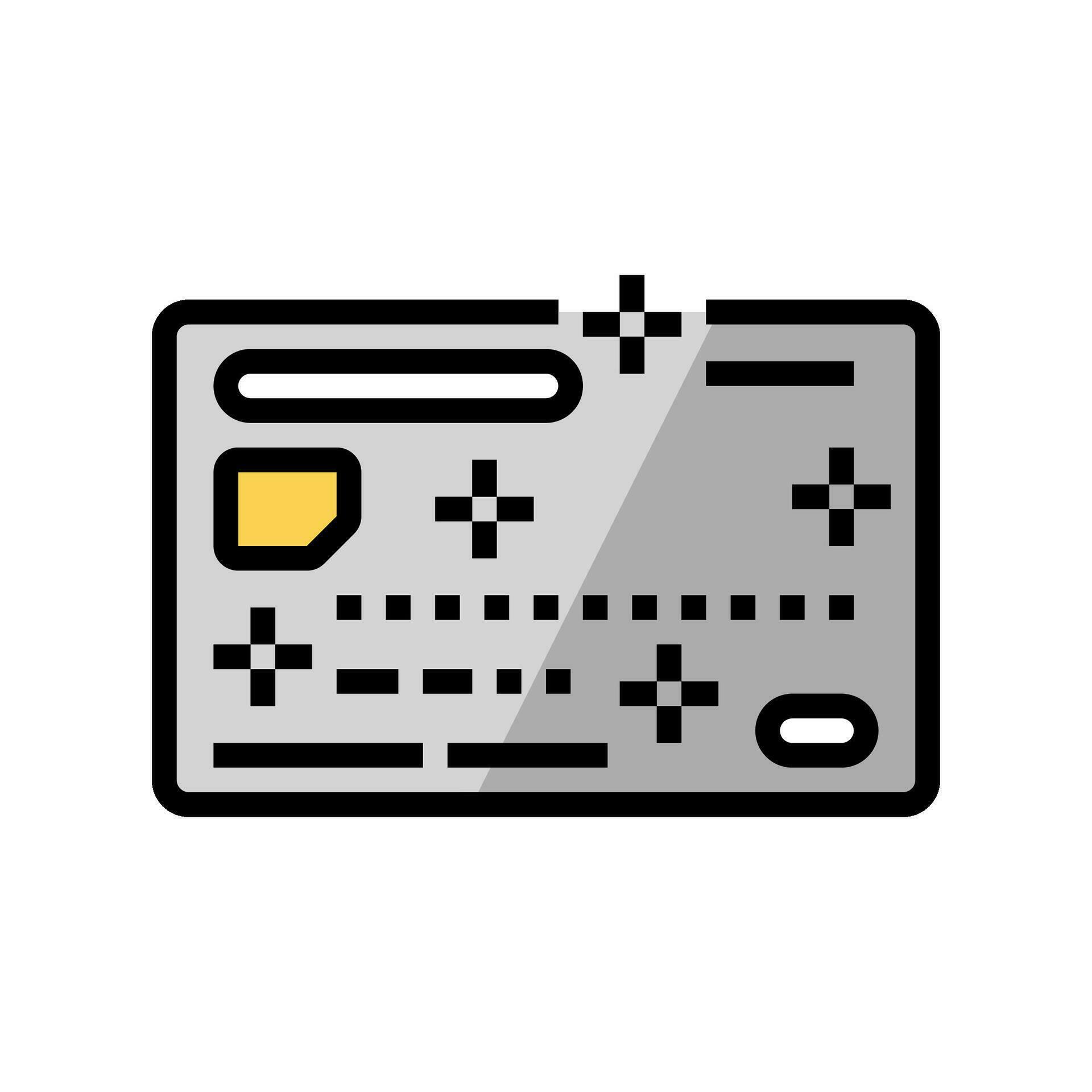 silver-credit-card-color-icon-vector-illustration-34904113-vector-art