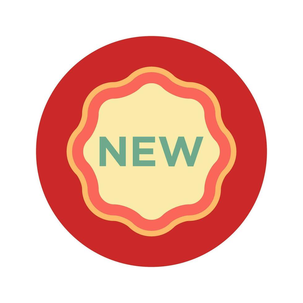 new badge icon design vector